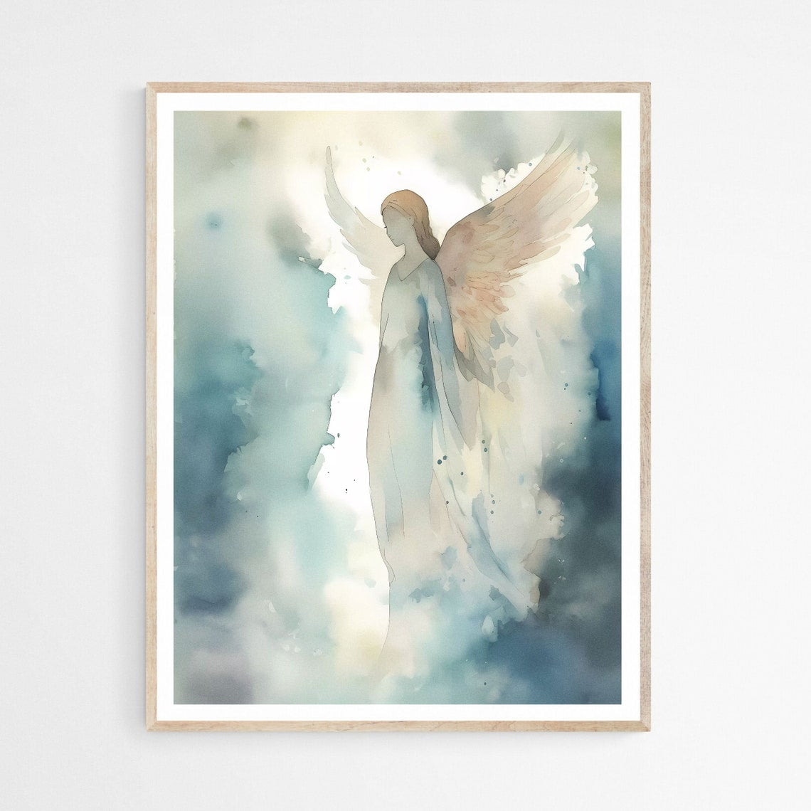 Guardian Angel Artwork Wall Art Modern Jesus Bible Wall Art Bible Christian Decor