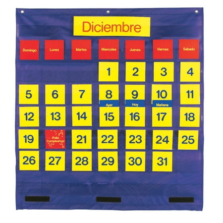 UPC 765023008005 product image for Bilingual Monthly Calendar Pocket Chart | upcitemdb.com