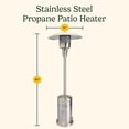 thumbnail image 2 of Cuisinart COH-300 Propane Push Start Ignition, 47,000 BTU Burner, Heats up to 200 sq. ft, 32" (L) x 85" (H), Stainless Steel Outdoor Patio Heater, 2 of 8