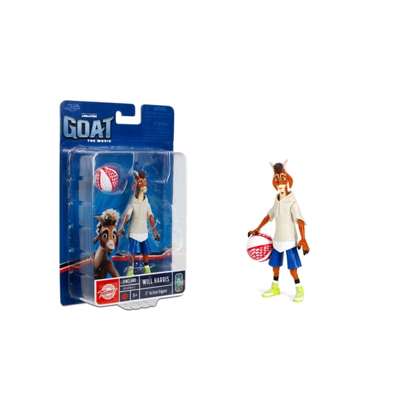 Jada GOAT The Movie Will Harris (Casual Version) Action Figure – 5” Scale Collectible with Roarball Accessory 4.5” Figure by Jada Toys