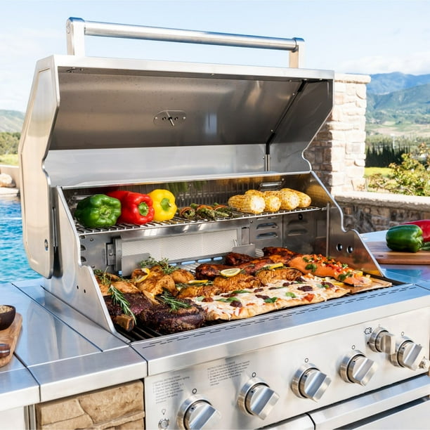 Kitchen Best Built In Gas Bbq Built In Best Rated Outdoor Grills