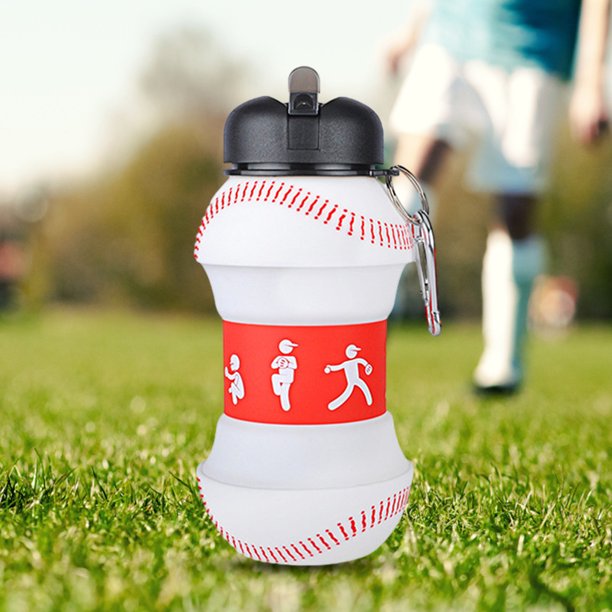 Botella de agua portátil plegable Botella de agua deportiva de silicona de grado alimenticio 550ML Hugtrwg Para estrenar