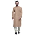 thumbnail image 1 of Atasi Kurta-Pyjama Long en Coton Imprimé pour Hommes, Kurta-Pyjama Décontracté de Designer, Vêtements, 1 of 5