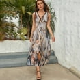 thumbnail image 5 of Seashell On The Beach Sleeveless Dress Woman Fashion Long Dresses Women's Summer Suit Dress 2025, 5 of 7