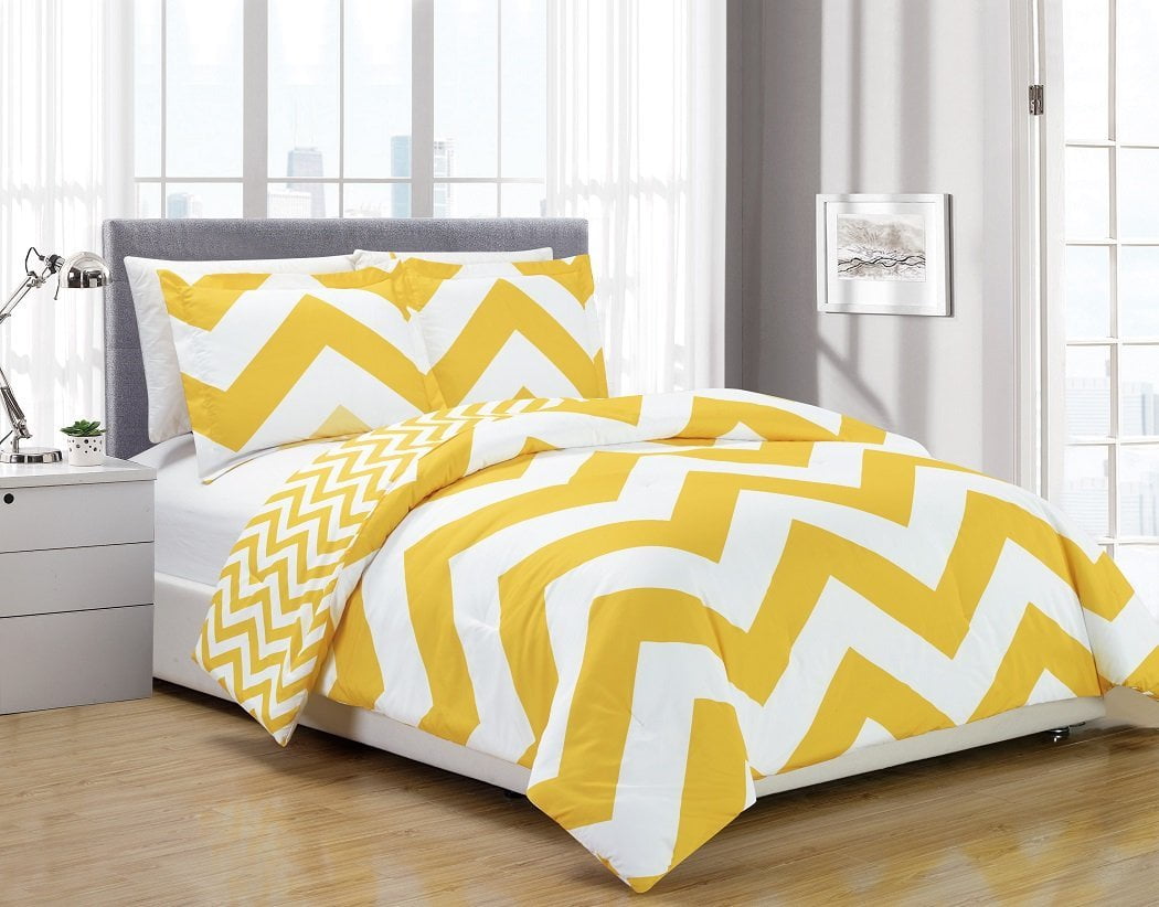 Chezmoi Collection Zoe 3 Piece Printed Chevron Zig Zag Reversible Chezmoi Collection Zoe 3 Piece Printed Chevron Zig Zag Reversible Duvet Cover Set Com