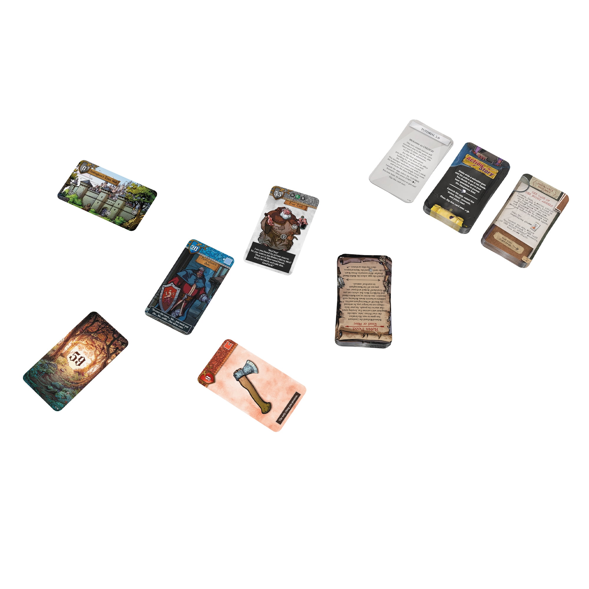 Unlock! Legendary Adventures Family Card Game for Ages 10 and up, from Asmodee
