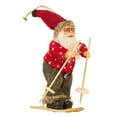 thumbnail image 5 of Santa Claus Skiing Figure, Santa Claus Doll, Novelty Christmas Ornaments, Santa Claus Sledge Figurine for Fireplace Decor Style I, 5 of 8