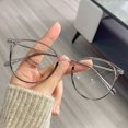 thumbnail image 3 of Round Anti Blue Glasses Men And Women Computer Frame Optical Lenses New Arrival 2024 grey, 3 of 5