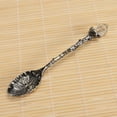thumbnail image 3 of 6pcs Vintage European Tableware Coffee Spoon Set Royal Spoon Fork Set Dessert Forks for Sweet Snacks (Bronze), 3 of 7