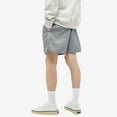 thumbnail image 3 of Ydojg Shorts Mens Casual Comfortable Loose Drawstring Knee Length Minute Tracksuit Shorts Grey M, 3 of 4