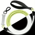 thumbnail image 1 of CNKOO Reflective Chew Proof Dog Leash - 5/10/15ft Heavy Duty Dog Lead For Small Large Dogs - Waterproof Pet Long Chain Leashes With Swivel Lockable Hook And Shock Absorbing Spring, 1 of 7