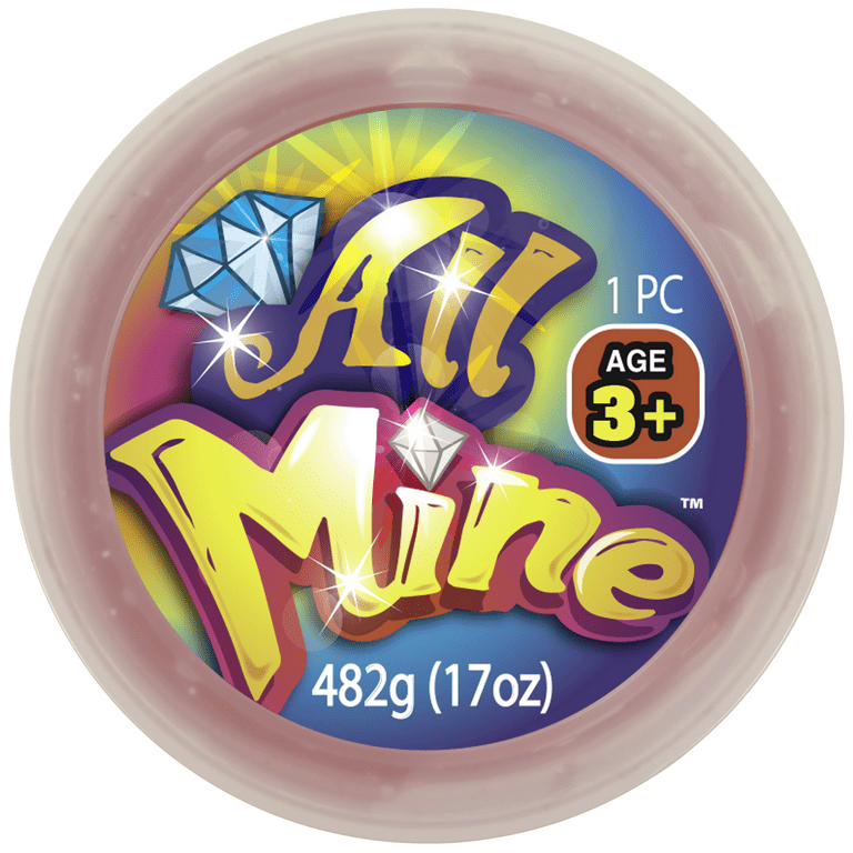 Ja-Ru All Mine Sensory Rainbow Slime Putty, Mega Size with Bright