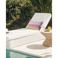 thumbnail image 7 of Pack of 2 Outdoor Lumbar Pillow Covers 12x20 Inch, Colorful Stripe Waterproof Throw Pillow Covers Set, Modern Pink Purple Yellow Vertical Striped Decorative Cushion Cases for Patio Porch Car, 7 of 7