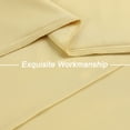 thumbnail image 5 of Unique Bargains Solid 90GSM Microfiber Body Pillow Case Gold 20" x 72", 5 of 8