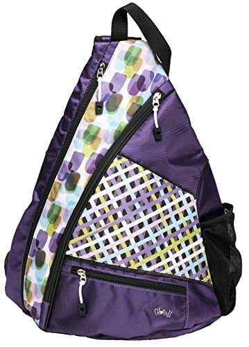 DashSport Pickleball Sling Bag with Ball Sleeve and Water Bottle Holder Bag 6 