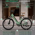 thumbnail image 4 of Movcan V80 Adult Electric Bike,750W Motor 20MPH Max Speed,48V 13Ah Battery Up to 70 Miles, 26" Ebike with 7-Speed Gears & Dual Disc Brake Mountain E-Bike, 4 of 8