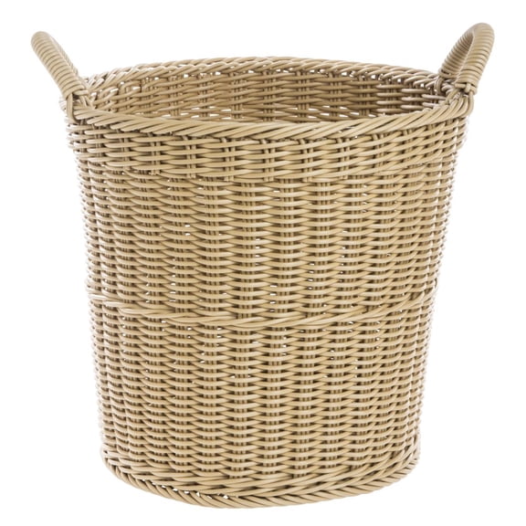 HUBERT® Light Beige Display Basket - 16"Dia x 15"H