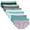 Sea Waves, variant on INNERSY Big Girls' Underwear Cotton Full Briefs Contrasting Color Panties for Teens 6 Pack(12-14years,Basics)