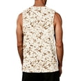 thumbnail image 6 of Sleeveless Shirts for Men Workout Tank Top Cotton Gym Muscle Shirt Moisture Wicking Athletic Summer Sleeveless Camo Top Complexion 5XL, 6 of 7
