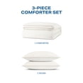 thumbnail image 4 of Wamsutta 1846 Cotton Tencel 3-Piece Oatmeal Solid Comforter Set, King, 4 of 11