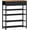 5 Tier ( 28.3 X 11 X 36.2 Inches)-black, variant on Shoe Rack, 5 Tier Shoe Storage Organizer with 2 Drawers, Metal Shoe Shelf for 12-16 Pairs of Shoes, with 4 Oxford Fabric Shelves and Wooden Top, Shoe Stand for Closet Entryway