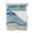 Blue, variant on Quilts King Size Bedding Set, Burnt Orange Coastal Lightweight Quilted Comforter, Summer Beach Nautical Abstract Art Soft Reversible Bedspread Coverlet with Pillow Covers for All Season, 96" x 106"