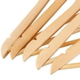 thumbnail image 3 of HomGarden 50 Pack Wood Clothes Hangers W/360° Swivel Hook for Adult Coats Shirts Jackets, 3 of 11