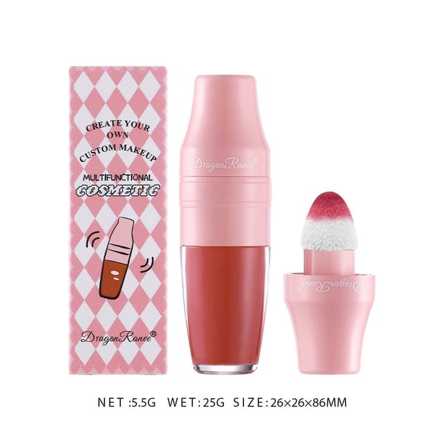 XWSHYW Lápiz Labial Espejo de Aceite Labial Hidratante y de Larga Duración, Líneas de Labios Que Se Desvanecen, Brillo de Labios Tridimensional Natural, 5,5 Ml