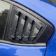 thumbnail image 3 of Carbon Fiber Color Rear Side Vent Quarter Window Louver Shutter Cover Trim for / 2015 - 2021, 3 of 5