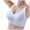 Light Blue, variant on High Support Bras For Women Adjustable Strap Full Coverage Up Bras Comfortable No Underwire Wireless Bras, Bras with Eco-Friendly Bamboo Fabric, Bras for Postpartum Belly Support