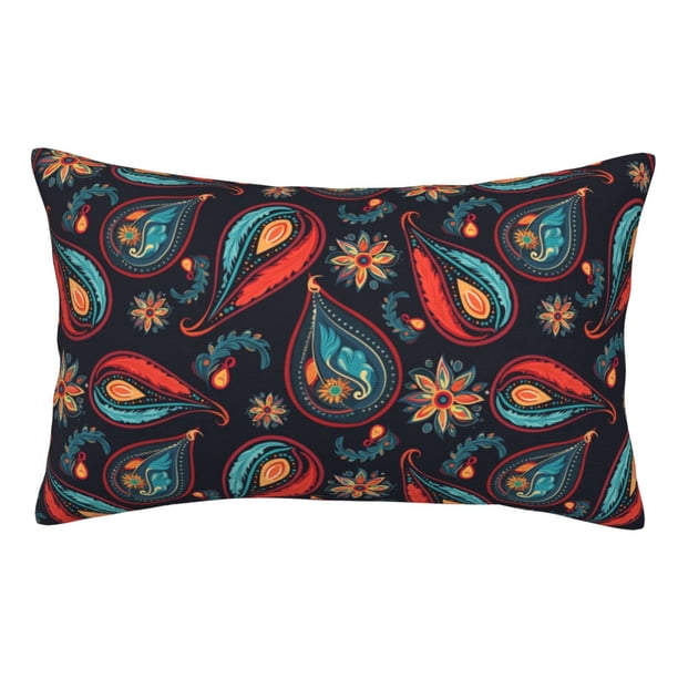 Balery Paisley1 Funda de Cojín Estampada, Regalos para Mujeres, Regalos de Amor para Ella, Regalos para Novia o Esposa, Funda de Almohada-16"x24"