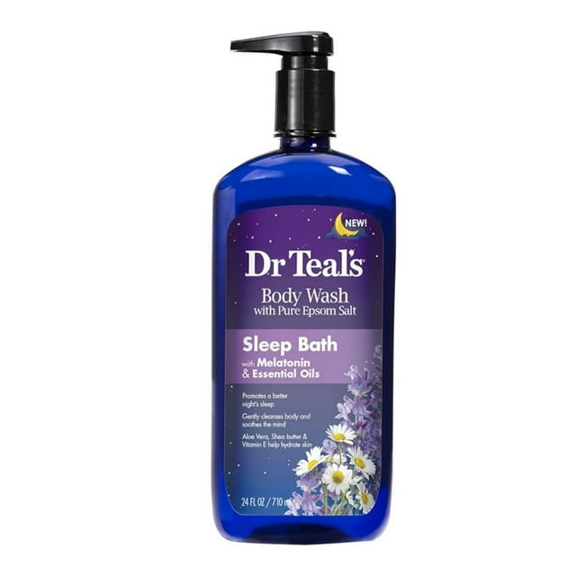 Jabón corporal Dr. Teal's sleep bath con melatonina y aceites esenciales 710 ml