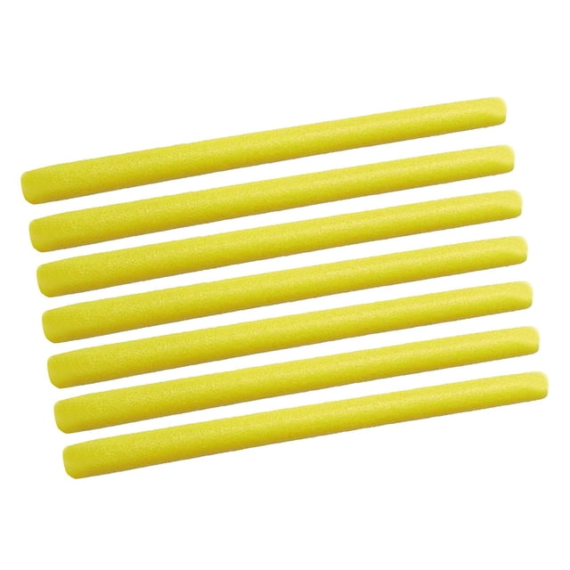Poste de Mangas de espuma Cubierta de protección Acolchado Accesorios de 7 amarillo Cola Mangas de trampolín
