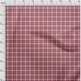 thumbnail image 4 of oneOone Cotton Jersey Red Fabric Check Sewing Material Print Fabric By The Yard 58 Inch Wide, 4 of 4