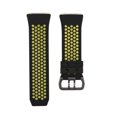 thumbnail image 1 of Correa de repuesto de pulsera deportiva de silicona para Fitbit Ionic, tamaño grande, color negro y verde, 1 of 5