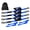 Blue, variant on 12Ft Auto Retracting Ratchet Straps Set Of 4 1500LBS Capacity Polyester Webbing For Motorcycle Equipment Transport