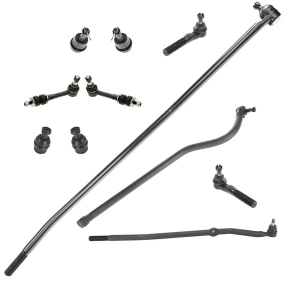 TRQ 11pc Kit Ball Joint Tie Rod Track Sway Bar Link LH RH for Ram 1500 2500 4WD PSA59470 Fits select: 1998-1999 DODGE RAM 1500, 1998-1999 DODGE RAM 2500