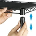 thumbnail image 6 of ZENY Storage Shelving Unit Garage Storage Tower 4 Tiers Iron 54" H 350lbs, Black, 6 of 15