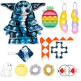 thumbnail image 1 of Honganda Press Silicone Decompression Toys, Stress Relief Toys Kit for Children, 1 of 2