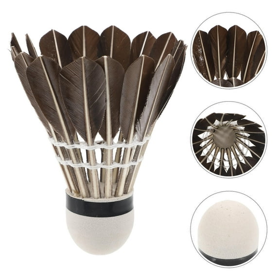 WHAMVOX 6Pcs Shuttlecocks for Badminton Outdoor Playing Durable and Wind Resistant Plume Foam