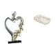 thumbnail image 1 of Escultura de romántico para decoración de dormitorio y boda, con elegante tocador y bandeja para servir comida, ideal para exhibir en casa y ca, 1 of 8