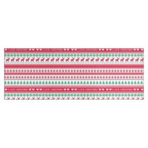 Red and Green Christmas Pattern Kitchen Rug Mat,Kitchen Runner Rugs Non Skid Washable,Decorative Kitchen Floor Mats for Kitchen,Sink,Laundry,17"X47"