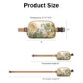 thumbnail image 3 of Farmhouse Floral Sunflower Print Work Bag - Adjustable Strap for Customized Fit, 3 of 4