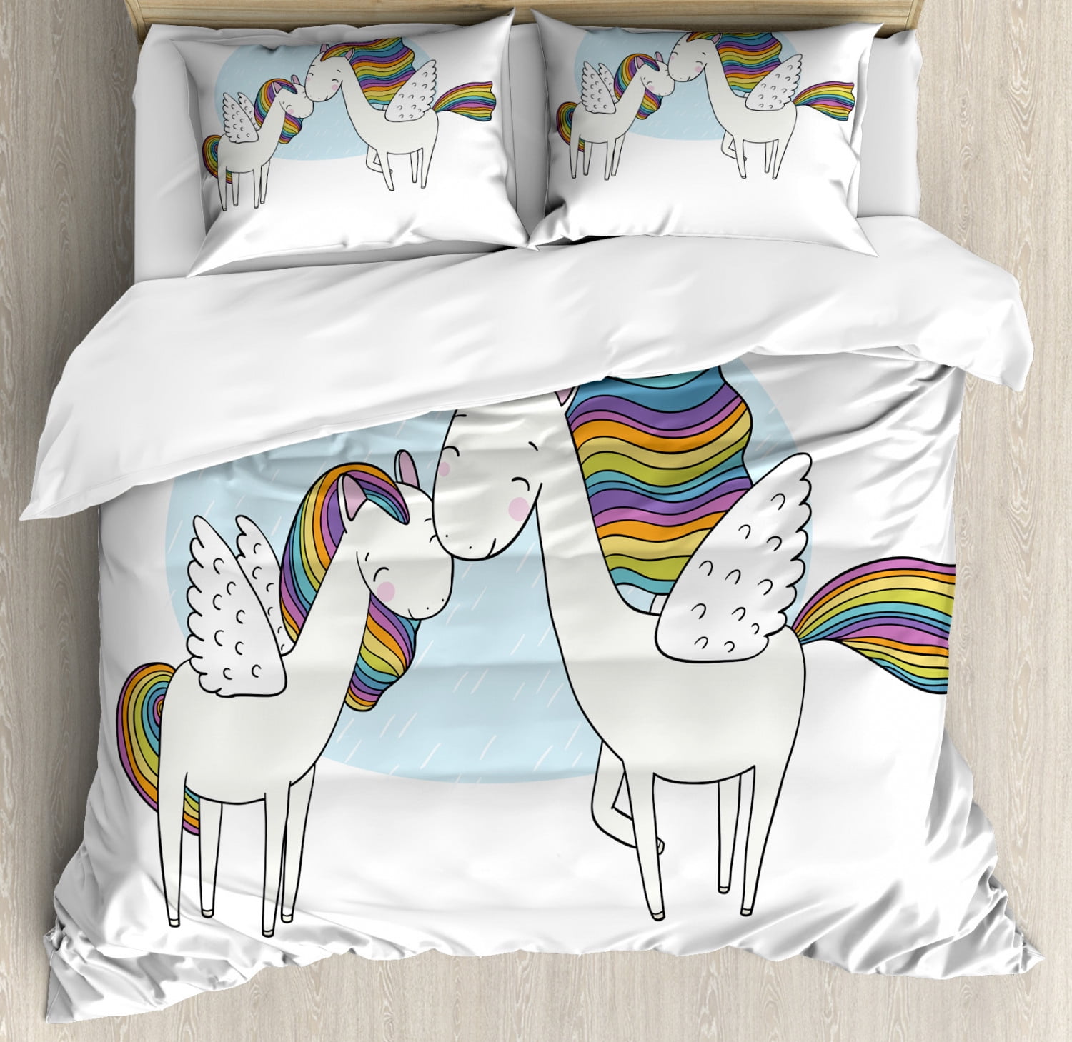 unicorn king size duvet set