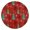Red Christmas Tree, variant on Red Christmas Tree Pattern Round Fitted Tablecloth with Elastic Edge,Dining Table Cover Waterproof,Outdoor Round Tablecloth for Camping,Dining,Indoor and Outdoor