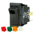 thumbnail image 2 of BEP SPST Rocker Switch - 1-LED w/4-Colored Covers - 12V/24V - ON/OFF [1001716], 2 of 2