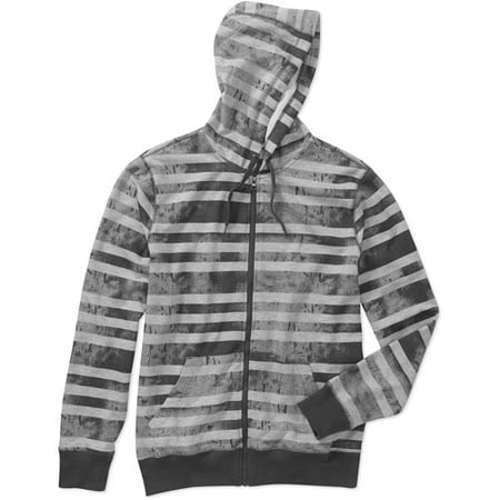 No Boundaries Big Men's Light Weight Pattern Fleece Hoodie