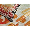 thumbnail image 4 of Ambesonne Fitness Quilted Bedspread Set 3 Pcs, Grunge Frame with Words, King Size, Multicolor, 4 of 5