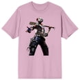 thumbnail image 6 of Suicide Squad: Kill the Justice League Harley Quinn Men's Pink Short Sleeve Crew Neck Tee-XXL, 6 of 7