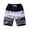 Gray-82, variant on Owordtank Mens Summer Capris Flat Front Shorts Beach Color Block Cotton Bermuda Shorts